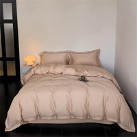 Thumbnail for Luxury Elegant Burgundy Silver Pima Cotton 1200TC Bedding Set