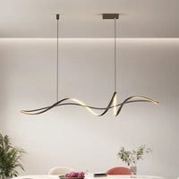 Thumbnail for Minimalist Black Led Lighting Pendant for Table Office Ceiling Chandeliers