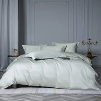 Thumbnail for Premium Purple Grey 1000TC Egyptian Cotton Silky Bedding set