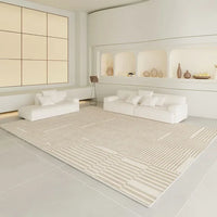 Thumbnail for Luxury Beige Soft Large Area Rug Carpets Comfortable Bedroom