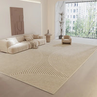 Thumbnail for Premium Striped Clean Rug Carpet Soft Large Area Living Room Bedroom