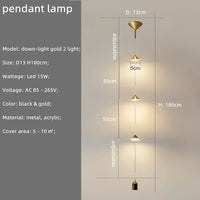 Thumbnail for Modern Cone LED Lighting Marble for Bedroom Bedside Creative Indoor