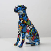 Thumbnail for Modern Water Painted Boxer Dog Sculptures and Statues Resin Crafts