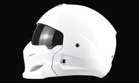 Thumbnail for Retro Glossy Black DOT Approved Full Face Racing Motocross Motorcycle Helmets