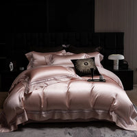 Thumbnail for Modern White 1000TC Egyptian Cotton Bedding Set Ensemble with Lace Details