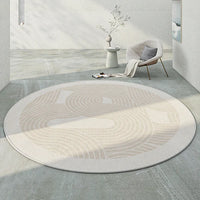 Thumbnail for Japanese Round Rugs for Bedroom Mat Home Washable Lounge Rug
