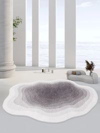 Thumbnail for Pink Purple Gradient Luxury Plush Rug Carpets for Living Room Bedroom Decor