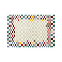 Thumbnail for Modern Checkered Rug Carpet Soft for Balcony Home Decoration