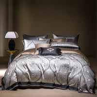 Thumbnail for American Vintage Baroque Soft Silky Jacquard Egyptian Cotton 1000TC Bedding Set