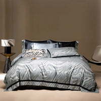 Thumbnail for American Vintage Baroque Soft Silky Jacquard Egyptian Cotton 1000TC Bedding Set