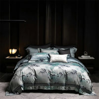 Thumbnail for American Vintage Baroque Soft Silky Jacquard Egyptian Cotton 1000TC Bedding Set