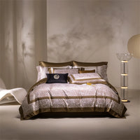 Thumbnail for American Vintage Baroque Soft Silky Jacquard Egyptian Cotton 1000TC Bedding Set