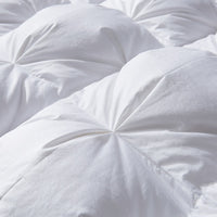 Thumbnail for White Twist Flower Goose Down Comforter Cover King Queen Twin Full Size Quilt Duvets Winter Bedding
