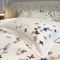 Thumbnail for Luxury Garden Dream Butterfly Girl Child Duvet Cover Set, 100% Egyptian Cotton Bedding Set