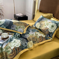 Thumbnail for European Bohemia Cat Flowers Super Soft Duvet Cover Set, 100% Egyptian Cotton Bedding Set
