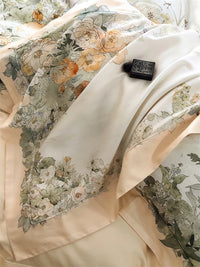 Thumbnail for Premium Chic Flower Print 1000TC Lyocell Cotton High Quality Silky Duvet Cover Bedding Set