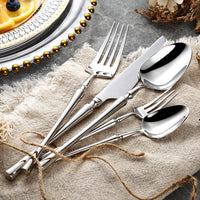 Thumbnail for European Gold Silver Stainless Steel 24pcs/lot Cutlery Table Dinnerware