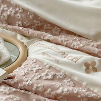 Thumbnail for Premium Romantic French Vintage Garden Flower Chic Lace Duvet Cover, 1000TC Egyptian Cotton Bedding Set