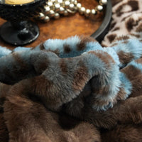 Thumbnail for Beauty Leopard Print Pattern Thickened Faux Fur Velvet Fleece Plush Duvet Cover Bedding Set