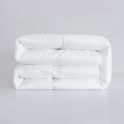 White Premium Grade Hotel Comforter Plush Microfiber Fill Soft