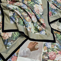 Thumbnail for American Blooming Floral Vintage Pastoral Duvet Cover Set, 1200TC Brushed Cotton Bedding Set