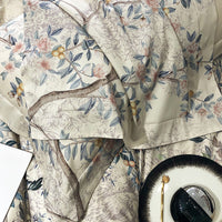 Thumbnail for American Vintage Bird Wild Print Duvet Cover Set, 1000TC Egyptian Cotton Bedding Set