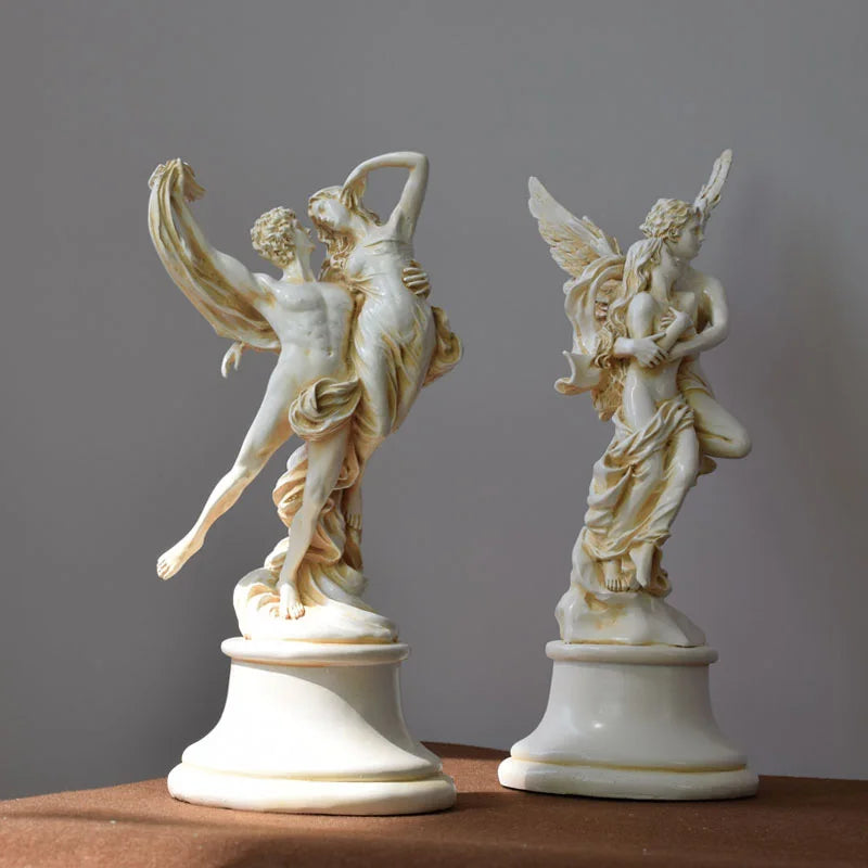Greek God Love Angle Resin Sculptures and Statues Wedding Gift Home Decor