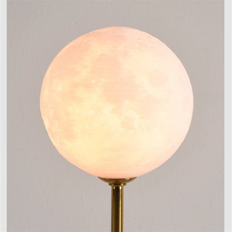 Kids Girls Astronaut Moon Lighting LED Bedroom Bedside Romantic lamp