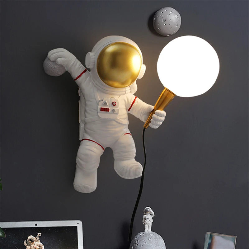 Astronaut Table Lamp LED children's room Lighting bedroom bedside living room