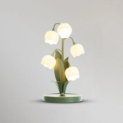 French Flower LED Pastoral Bedside Girl Bedroom Nordic 
 Lighting Lamp