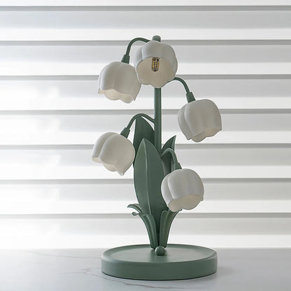 French Flower LED Pastoral Bedside Girl Bedroom Nordic 
 Lighting Lamp