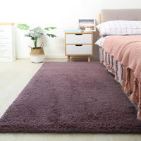 Thumbnail for Modern Purple Green Rug For Living Room Carpet Soft non-slip door mats