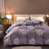 Thumbnail for Paisley Baroque Floral Blossom Goose Down Comforter Twin Full Queen King Reversible Very Soft