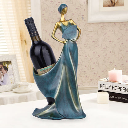 Modern Minimalist Wine holder Craft Sculptures and Statues