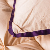 Thumbnail for Luxury Rim Purple Filling Goose Down Comforter Handwork, W1512 Cotton 100%, Twin/Full/Queen/King