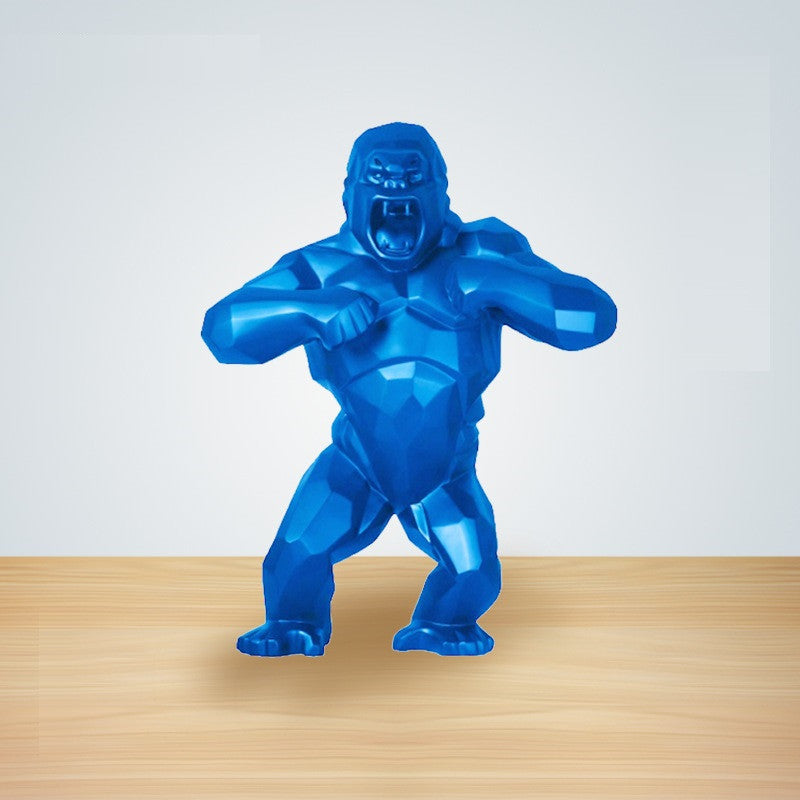 Gorilla Kong Decoration Office Sculptures and Statues Crafts