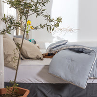 Thumbnail for Beige Color Comforter Blanket Ultra Soft Cotton Filling for Duvet Cover