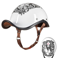 Thumbnail for Eagle Retro Motorcycle Helmets Open Face Half Racing Off Road