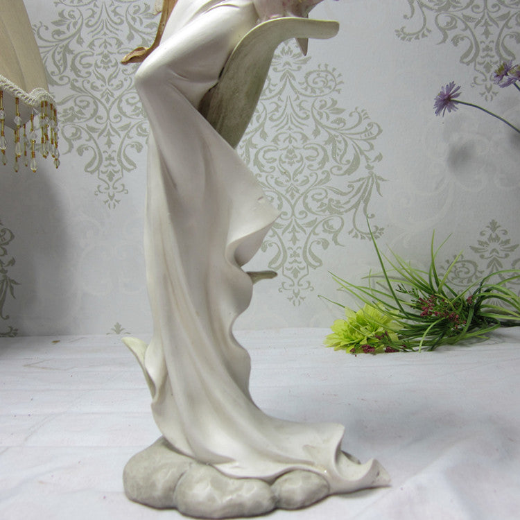 Beauty Girl Angel Fairy Resin Crafts Sculptures and Statues