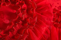 Thumbnail for Pink Lace Princess Wedding Premium Duvet Cover Set, Silk Cotton Bedding Set