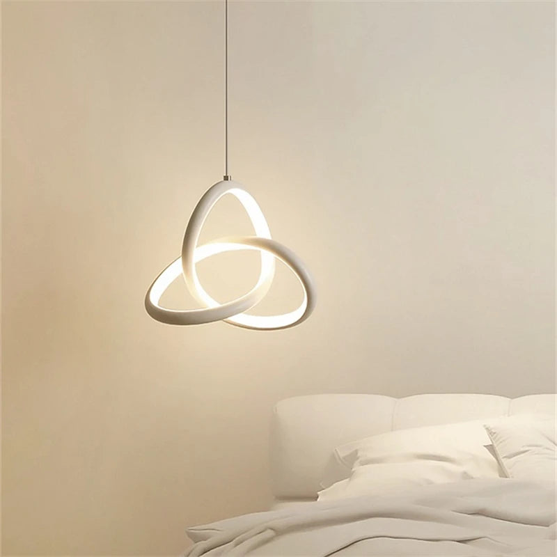 White Chandelier Lighting Lamp Modern for Restaurant Balcony Decoration