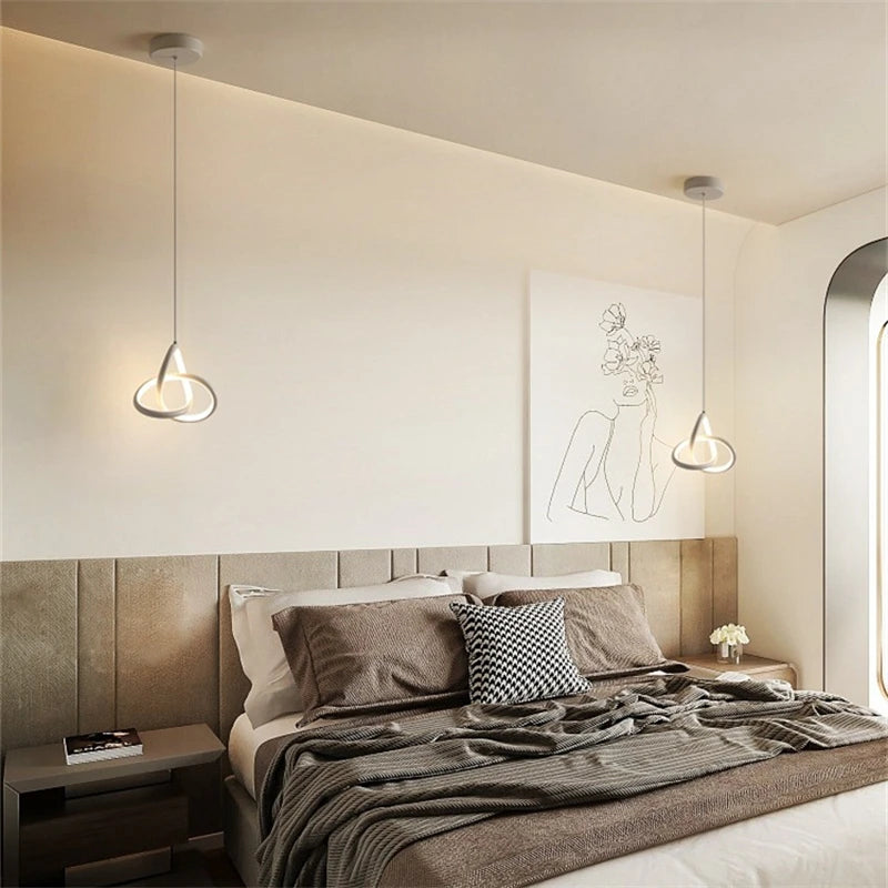 White Chandelier Lighting Lamp Modern for Restaurant Balcony Decoration