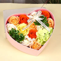 Thumbnail for Soap Rose Flower Heart Gift Box Valentine's Day Creative Birthday Gift Artificial Flora