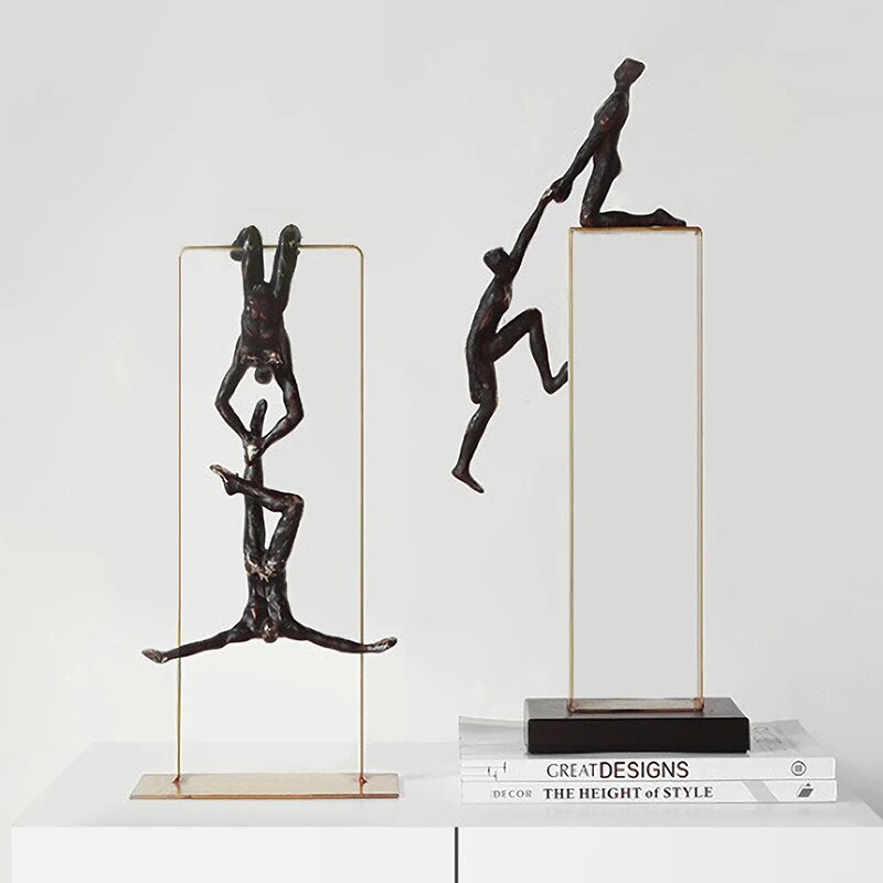 Gymnast Decoration Furnishings Gift Handicraft Modern Figurines Sculptures and Statues