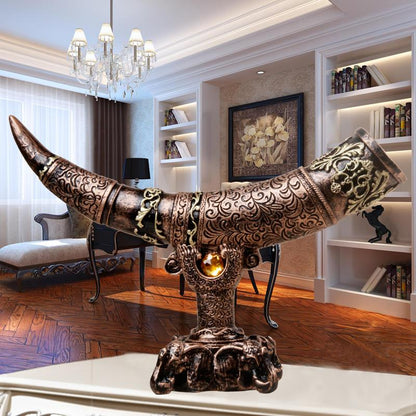 Imitation ivory crafts living room Sculptures and Statues