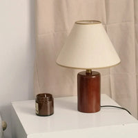 Thumbnail for Korean Retro Lamp Wooden Lighting Bedroom Decoration Home