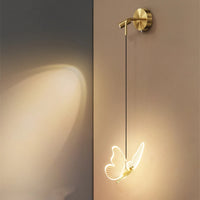 Thumbnail for Luxury Gold Butterfly LED Lighting Wall Lamp Minimalist Bedroom