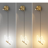 Thumbnail for Luxury Gold Butterfly LED Lighting Wall Lamp Minimalist Bedroom