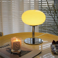 Thumbnail for Retro Pink Yellow Medieval Glass Table Lamp Lighting Living Room