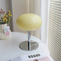 Thumbnail for Retro Pink Yellow Medieval Glass Table Lamp Lighting Living Room